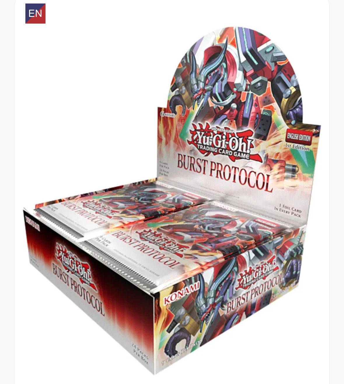Yu-Gi-Oh! TCG - Burst Protocol Booster Pack Display (24 Boosters) - UK