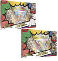 Pokemon - Coffret - 10 Boosters - ME2.5 Méga-Évolution - Héros Transcendants - 2 Coffrets Collection Poster Premium Mega-Lucario/Mega-Gardevoir