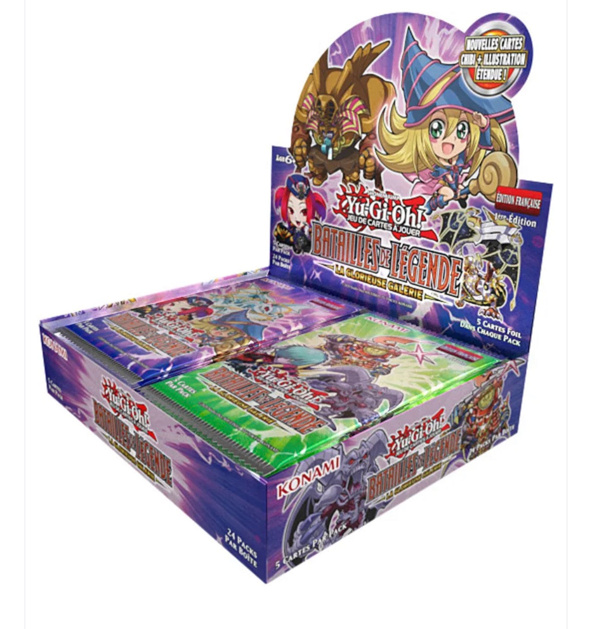 Yu-Gi-Oh! JCC - Display de Pack de Booster Batailles de Légende: La Glorieuse Galerie (24 Boosters) - FR