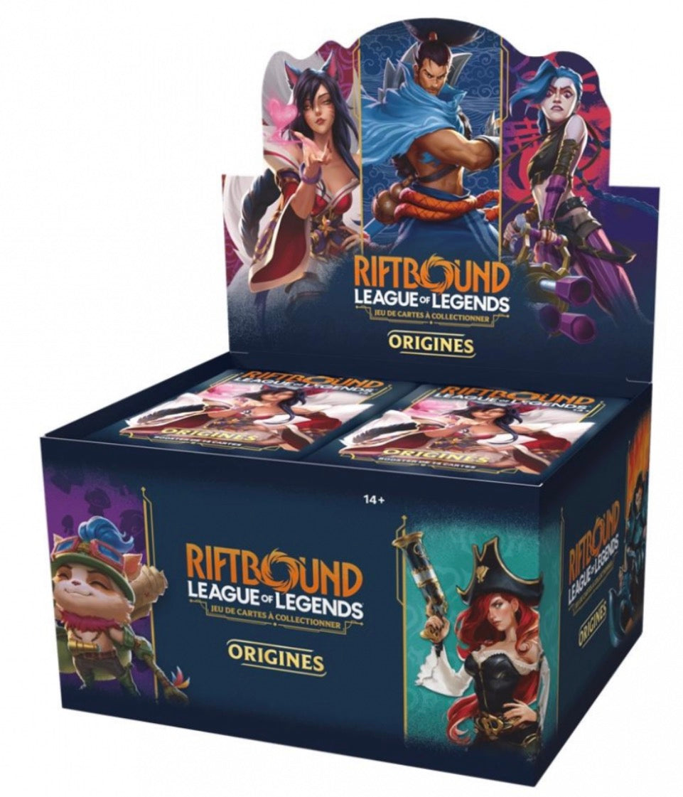 League of Legends - League of Legends - Boite de - - Riftbound - Boite de 24 Boosters - Origines (En Francais)