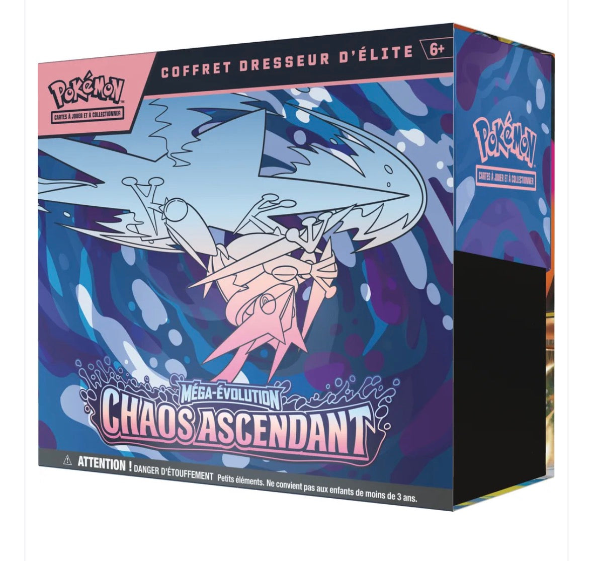 Pokémon JCC : Coffret Dresseur d'Élite Méga-Évolution ME04 Chaos Ascendant - FR