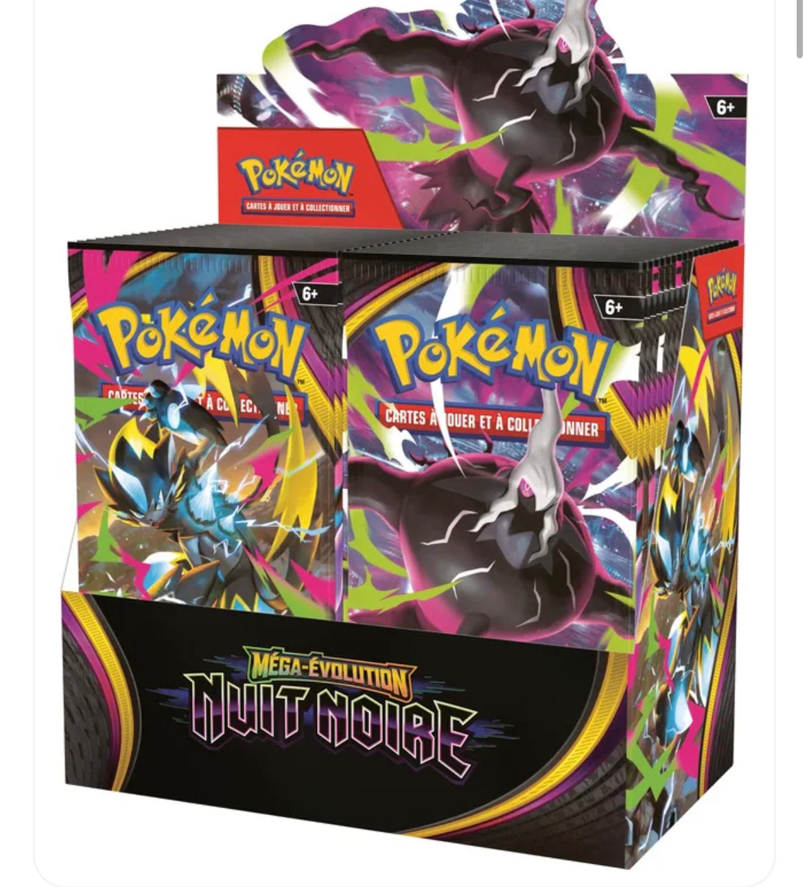 Pokémon JCC : Display de Pack de Booster Méga-Évolution - ME05 Nuit Noire (Display x36) - FR