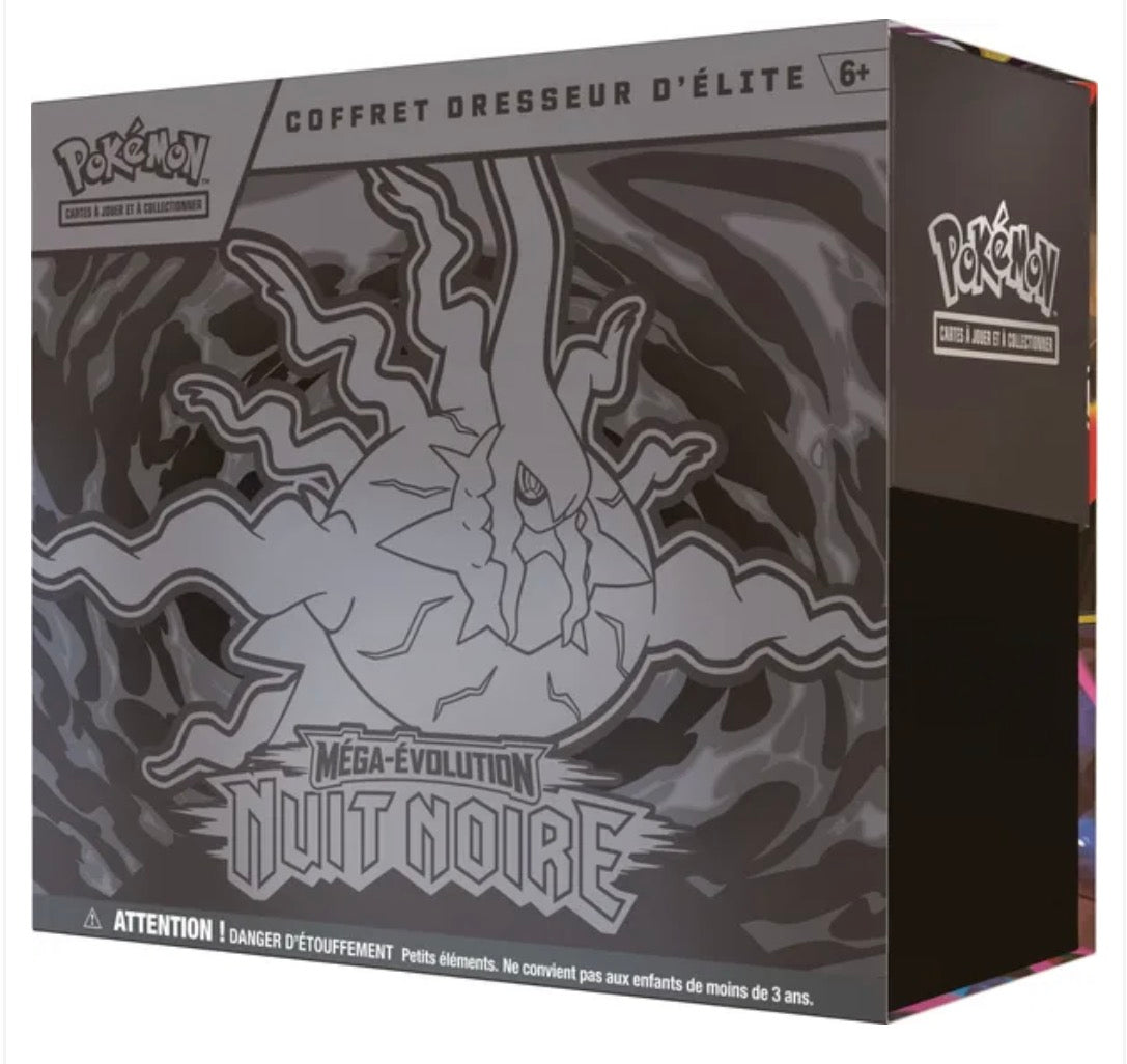 Pokémon JCC : Coffret Dresseur d'Élite Méga-Évolution - ME05 Nuit Noire - FR