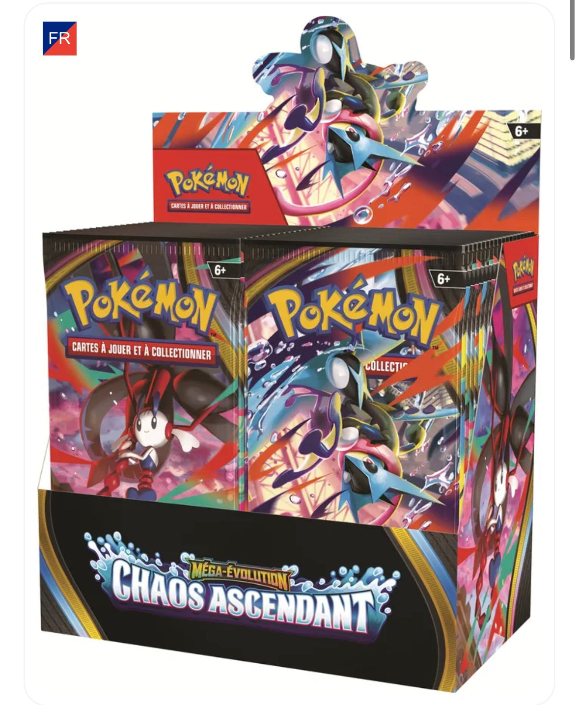 Pokémon JCC : Display de Pack de Boosters Méga-Évolution ME04 Chaos Ascendant (Display x36) - FR