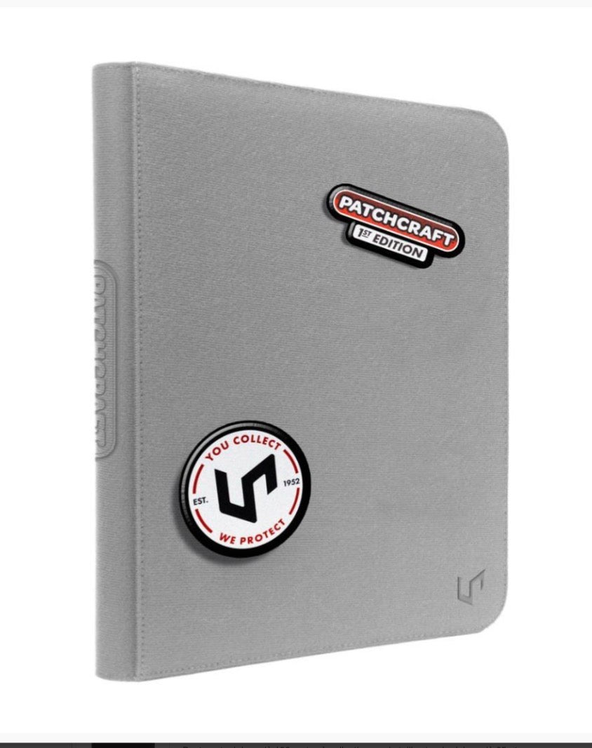 Ultra Pro - PATCHCRAFT Zippered 9-Pocket PRO-Binder Gris