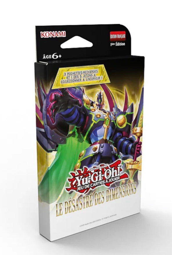 Yu-Gi-Oh! JCC - Pack de 3 Boosters Le Désastre des Dimensions (Blister cartonné)
