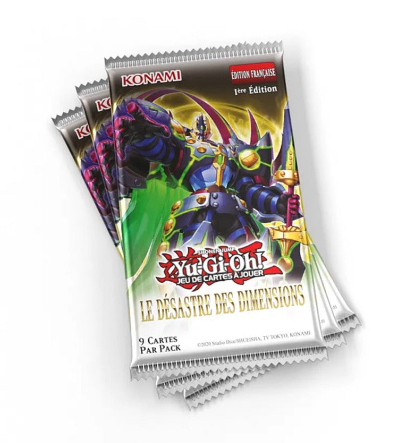 Yu-Gi-Oh! JCC - Pack de 3 Boosters Le Désastre des Dimensions (Blister cartonné)