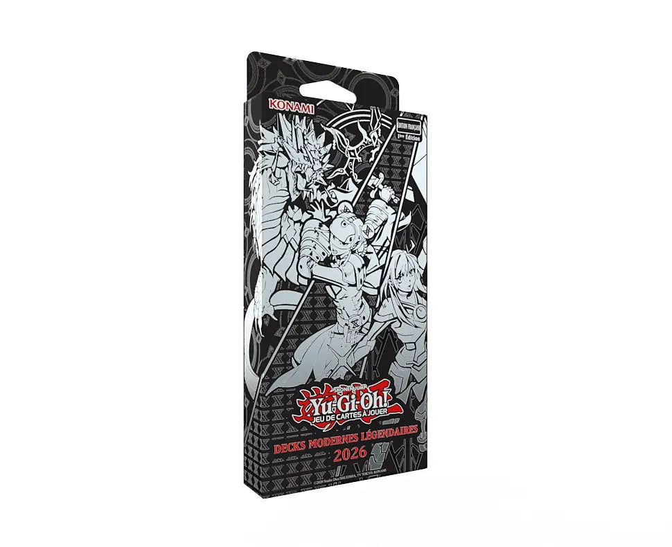 Yu-Gi-Oh! – Decks Modernes Légendaires 2026 – Coffret 3 Decks – 1ère Édition Française